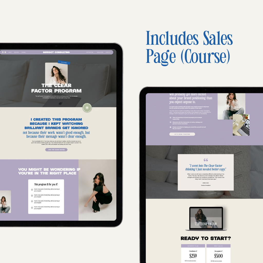 Margot Showit Template