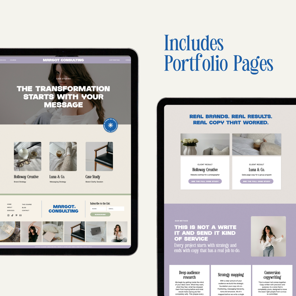 Margot Showit Template