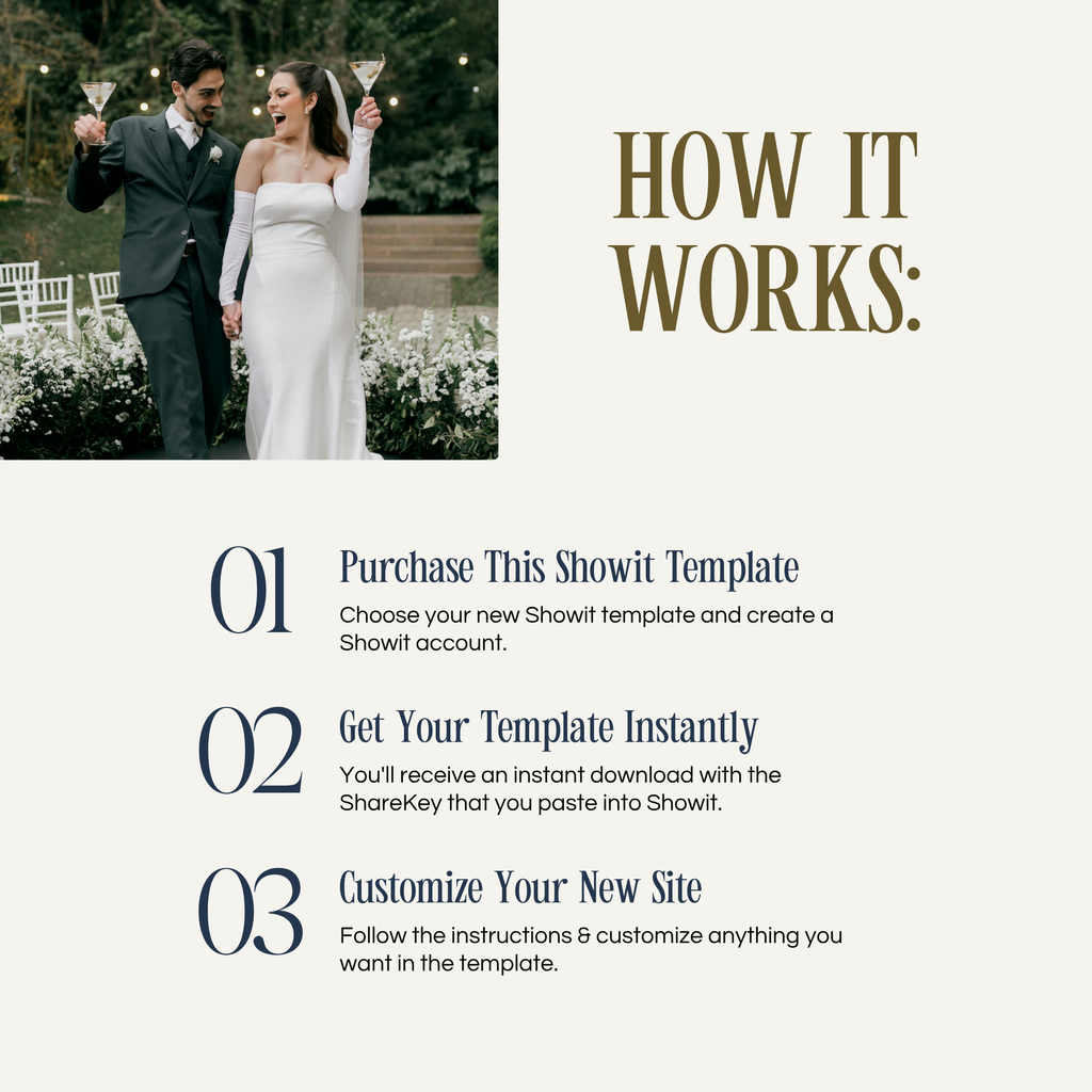 Ivory Moments Showit Template